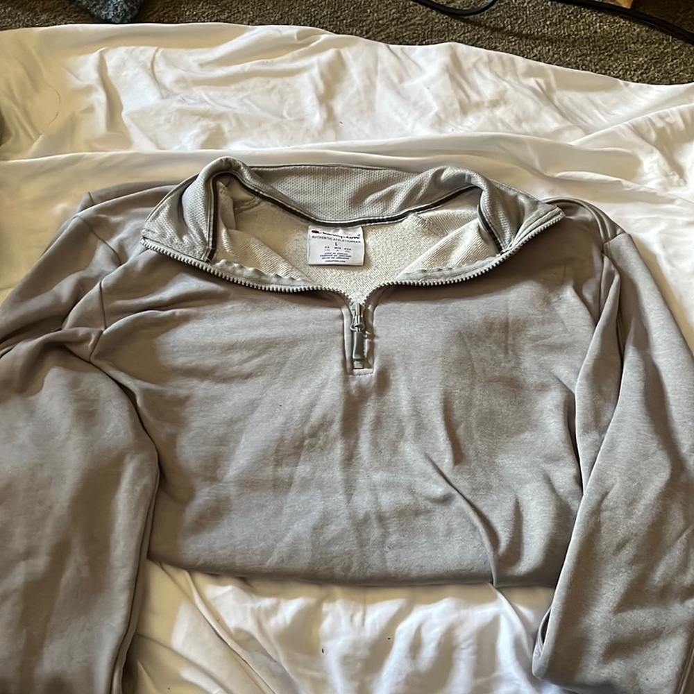 Light purple champion quarter zip up